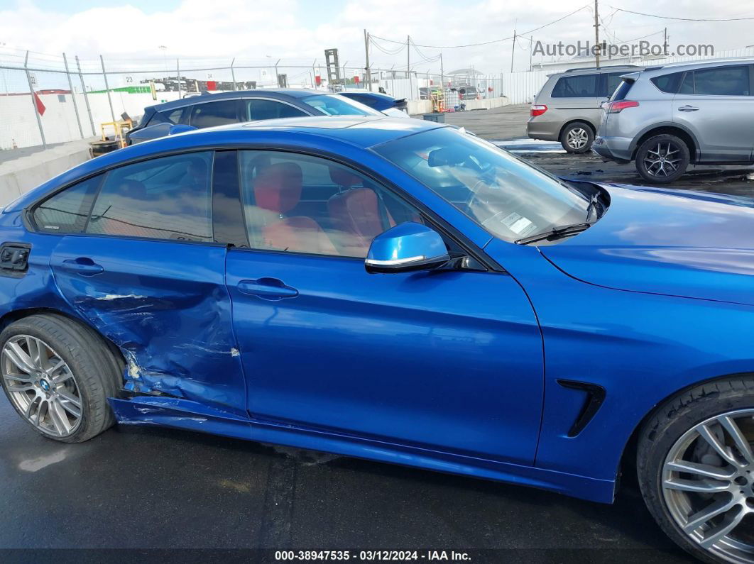 2017 Bmw 430i Gran Coupe   Blue vin: WBA4F7C39HG787643