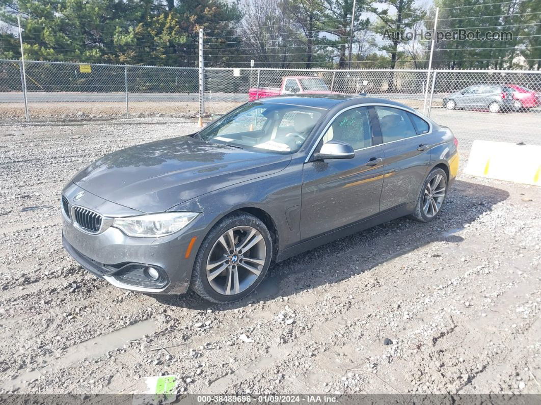 2017 Bmw 430i Gran Coupe   Gray vin: WBA4F7C39HG788520