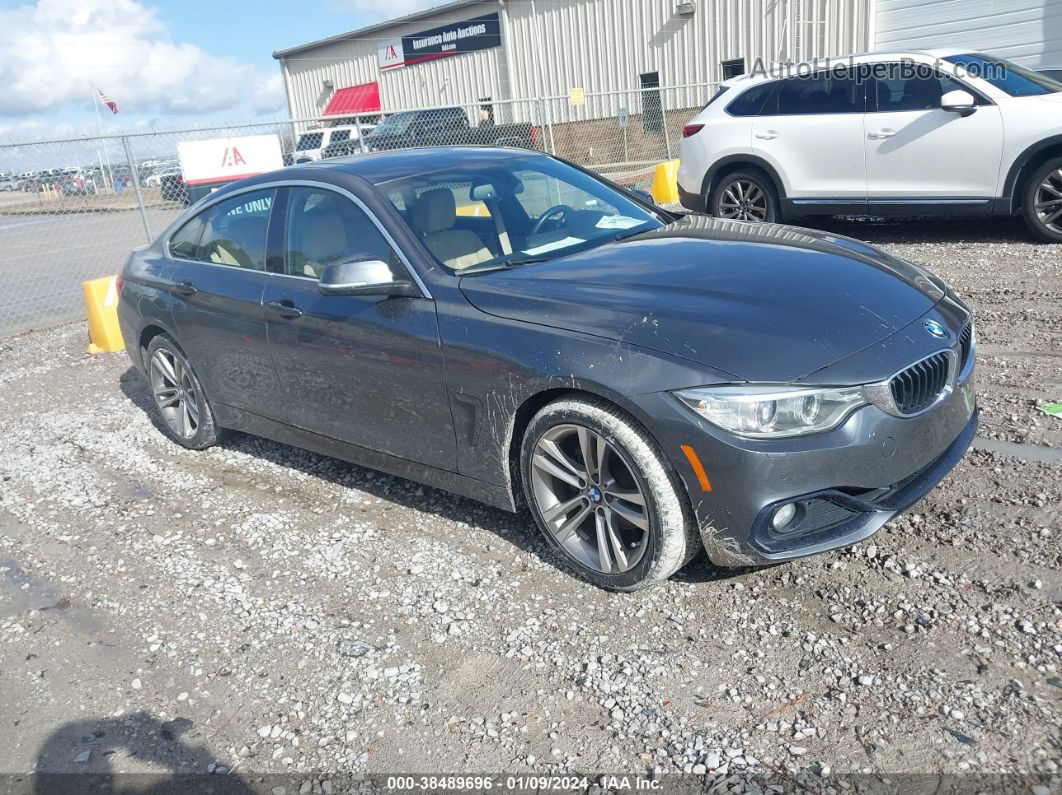 2017 Bmw 430i Gran Coupe   Gray vin: WBA4F7C39HG788520