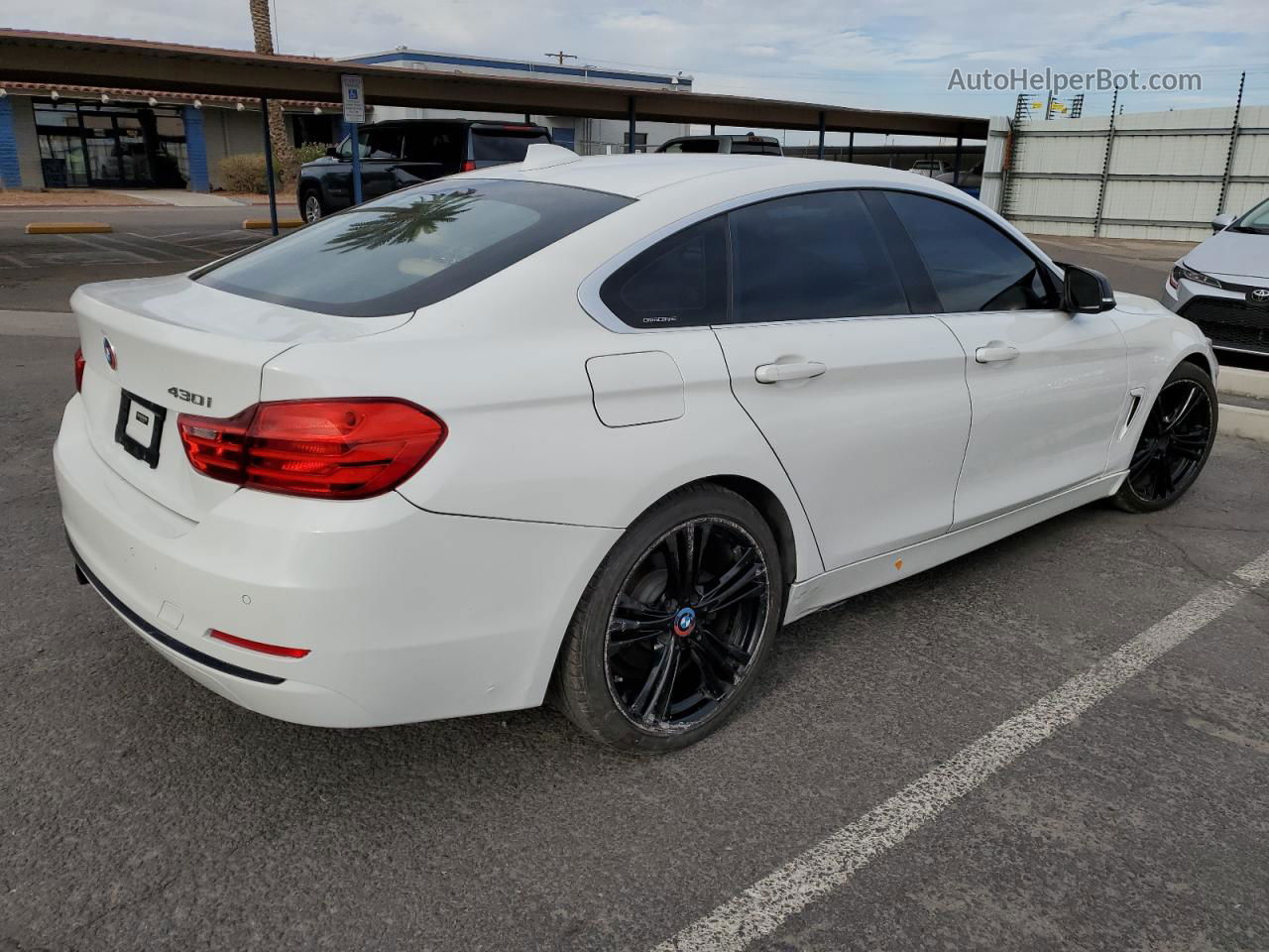 2017 Bmw 430i Gran Coupe Белый vin: WBA4F7C39HG788632