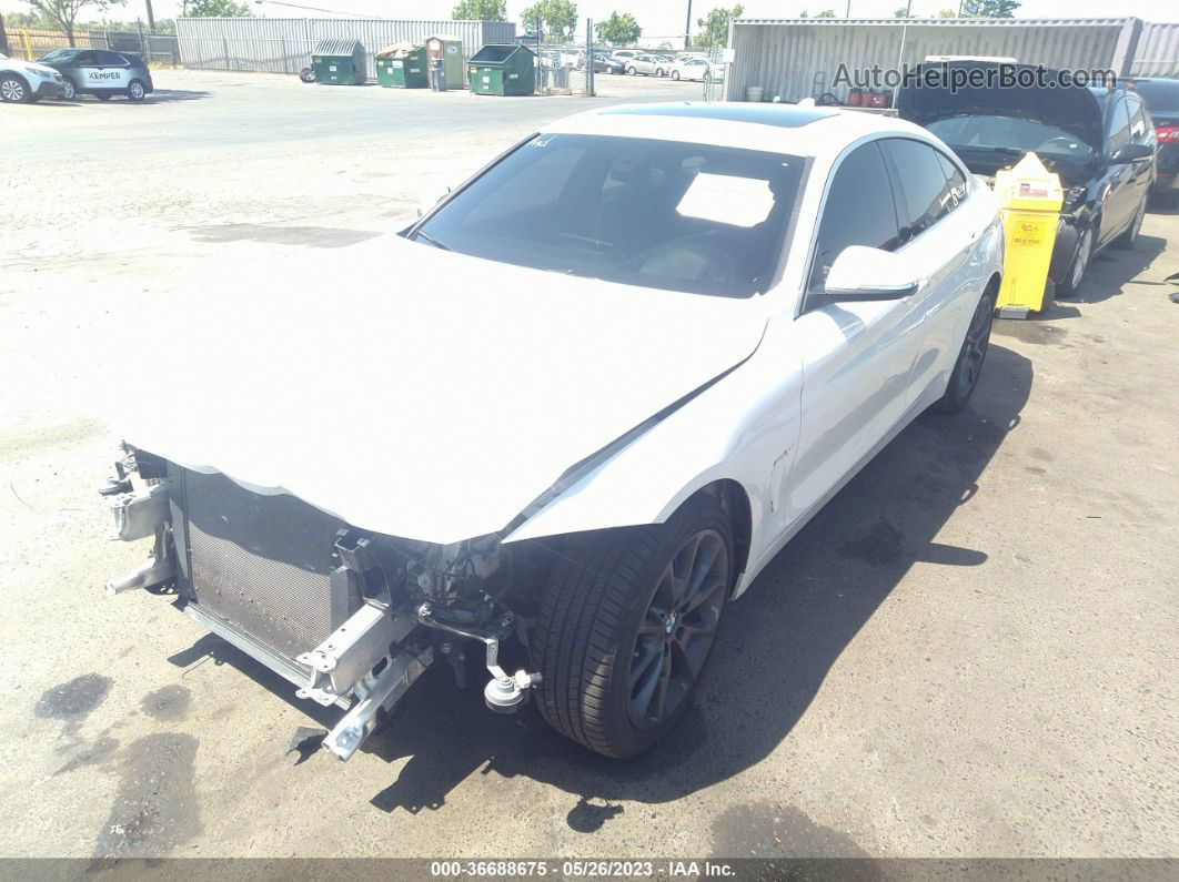 2017 Bmw 4 Series 430i White vin: WBA4F7C50HG438596