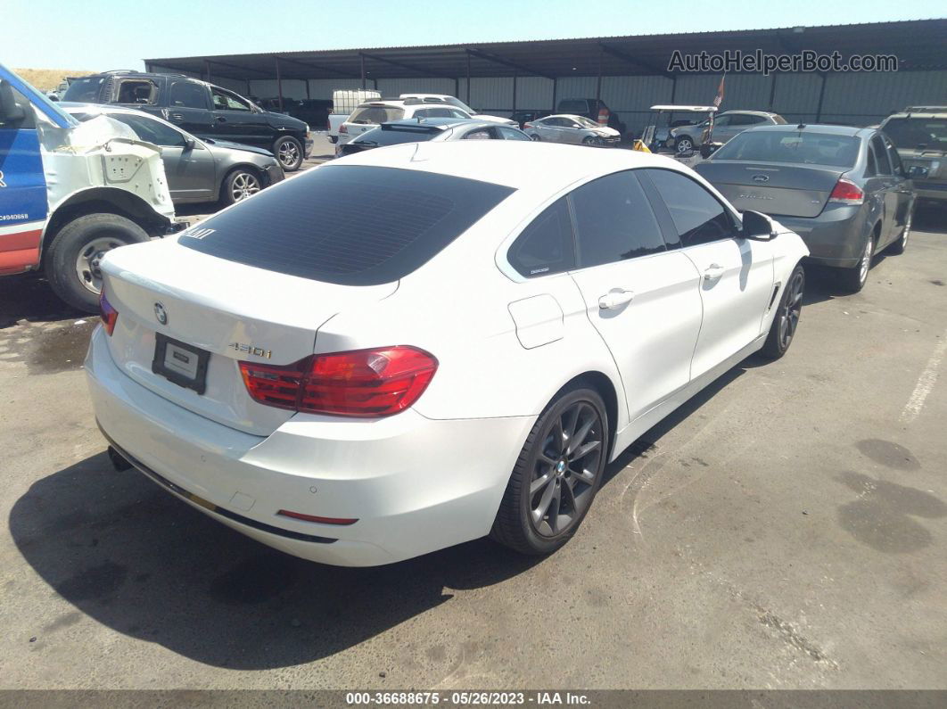 2017 Bmw 4 Series 430i White vin: WBA4F7C50HG438596