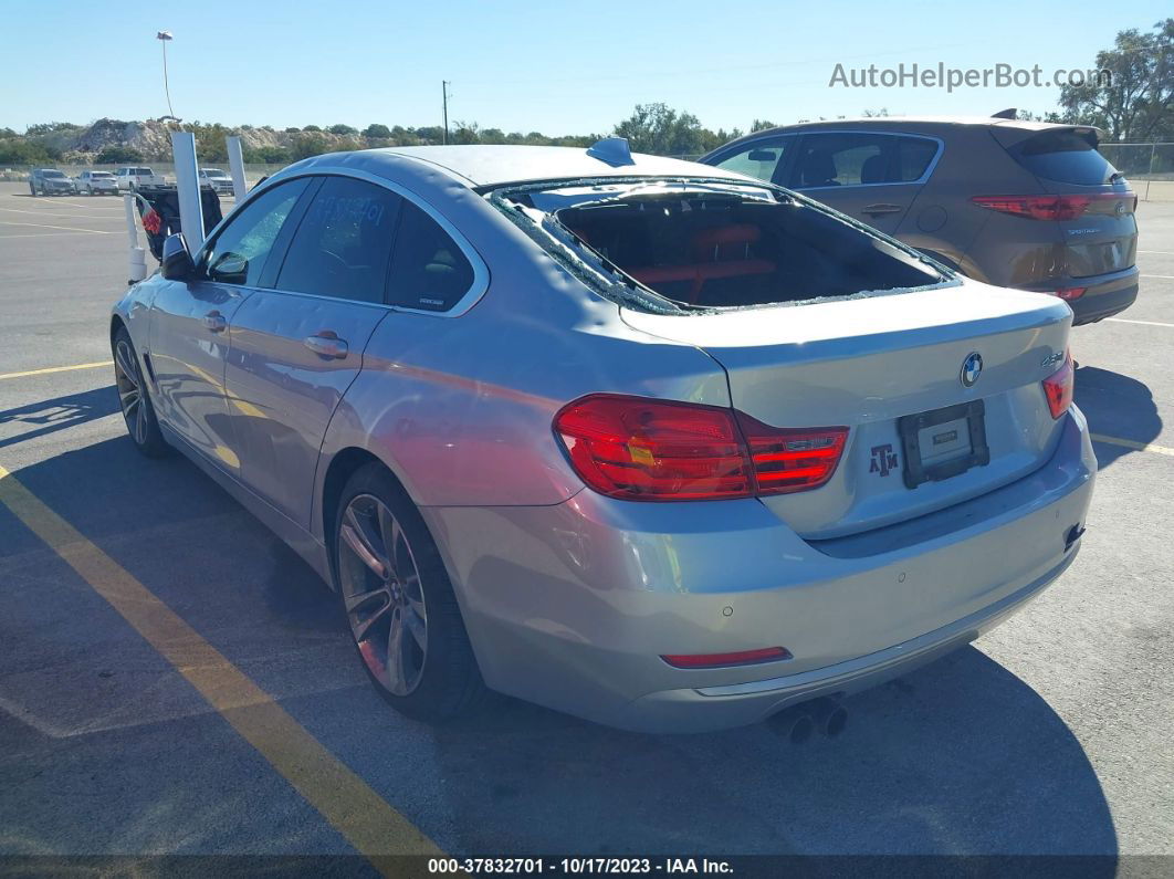 2017 Bmw 430i Gran Coupe Silver vin: WBA4F7C51HG438252