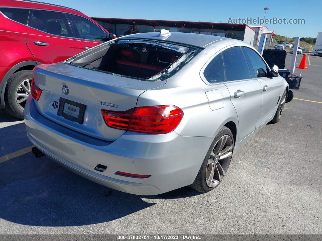 2017 Bmw 430i Gran Coupe Silver vin: WBA4F7C51HG438252