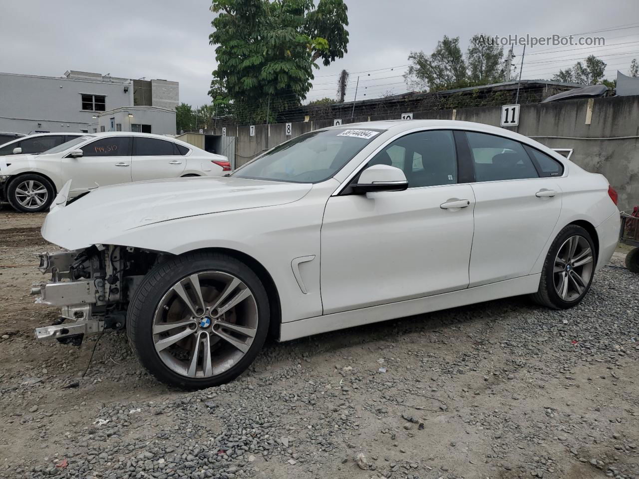 2017 Bmw 430i Gran Coupe White vin: WBA4F7C52HG786948