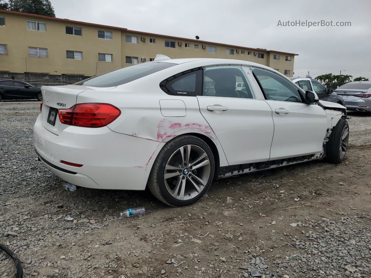 2017 Bmw 430i Gran Coupe White vin: WBA4F7C52HG786948