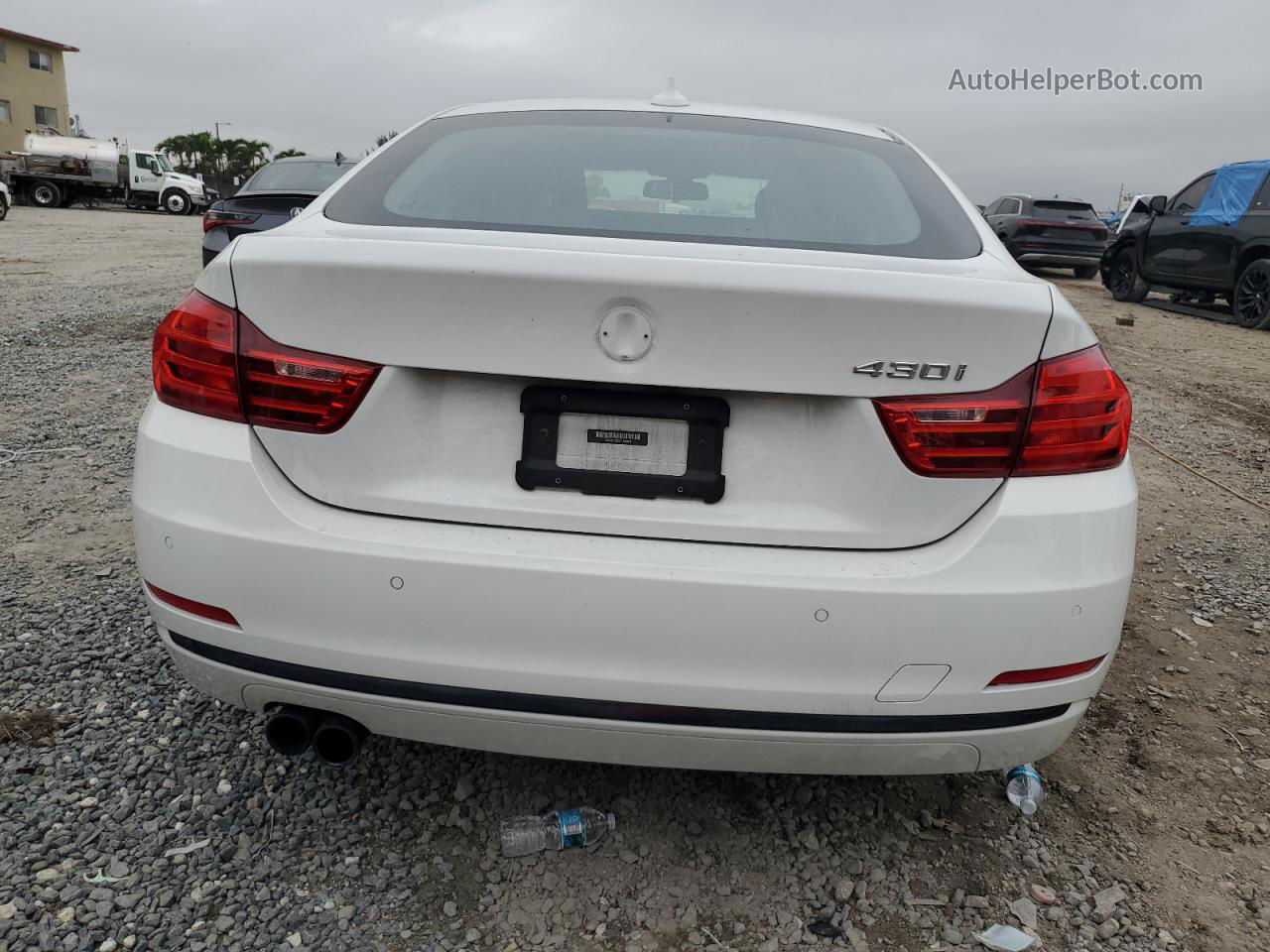 2017 Bmw 430i Gran Coupe White vin: WBA4F7C52HG786948