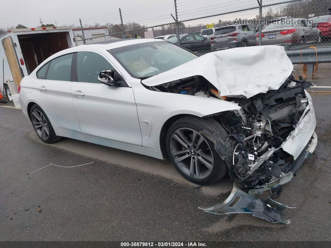 2017 Bmw 430i Gran Coupe   White vin: WBA4F7C54HG437743