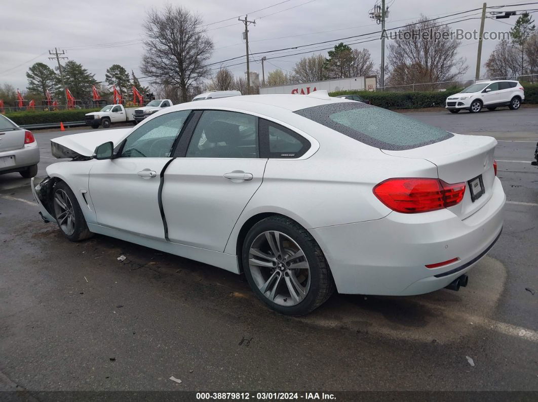 2017 Bmw 430i Gran Coupe   White vin: WBA4F7C54HG437743