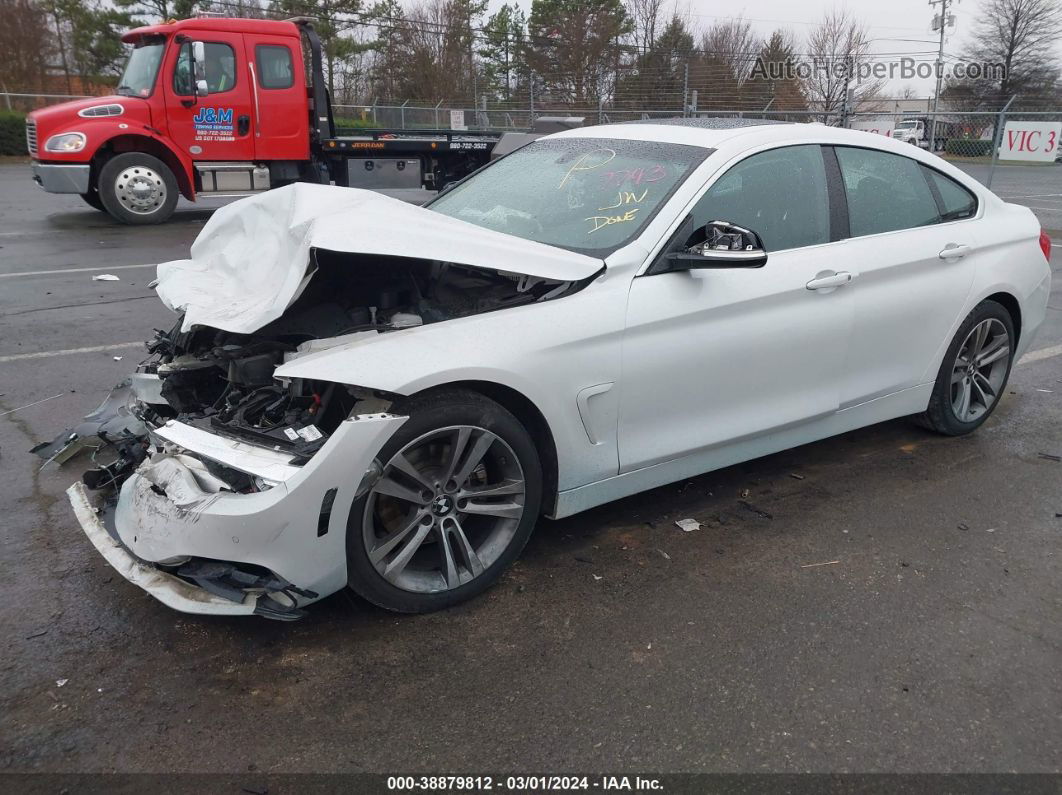 2017 Bmw 430i Gran Coupe   White vin: WBA4F7C54HG437743