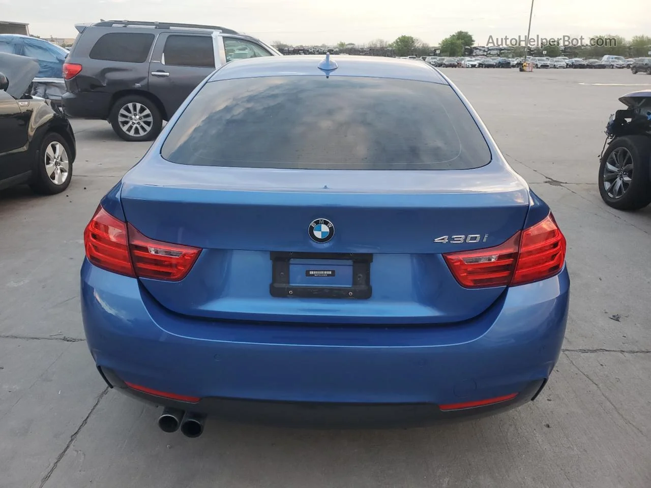 2017 Bmw 430i Gran Coupe Blue vin: WBA4F7C54HG438018