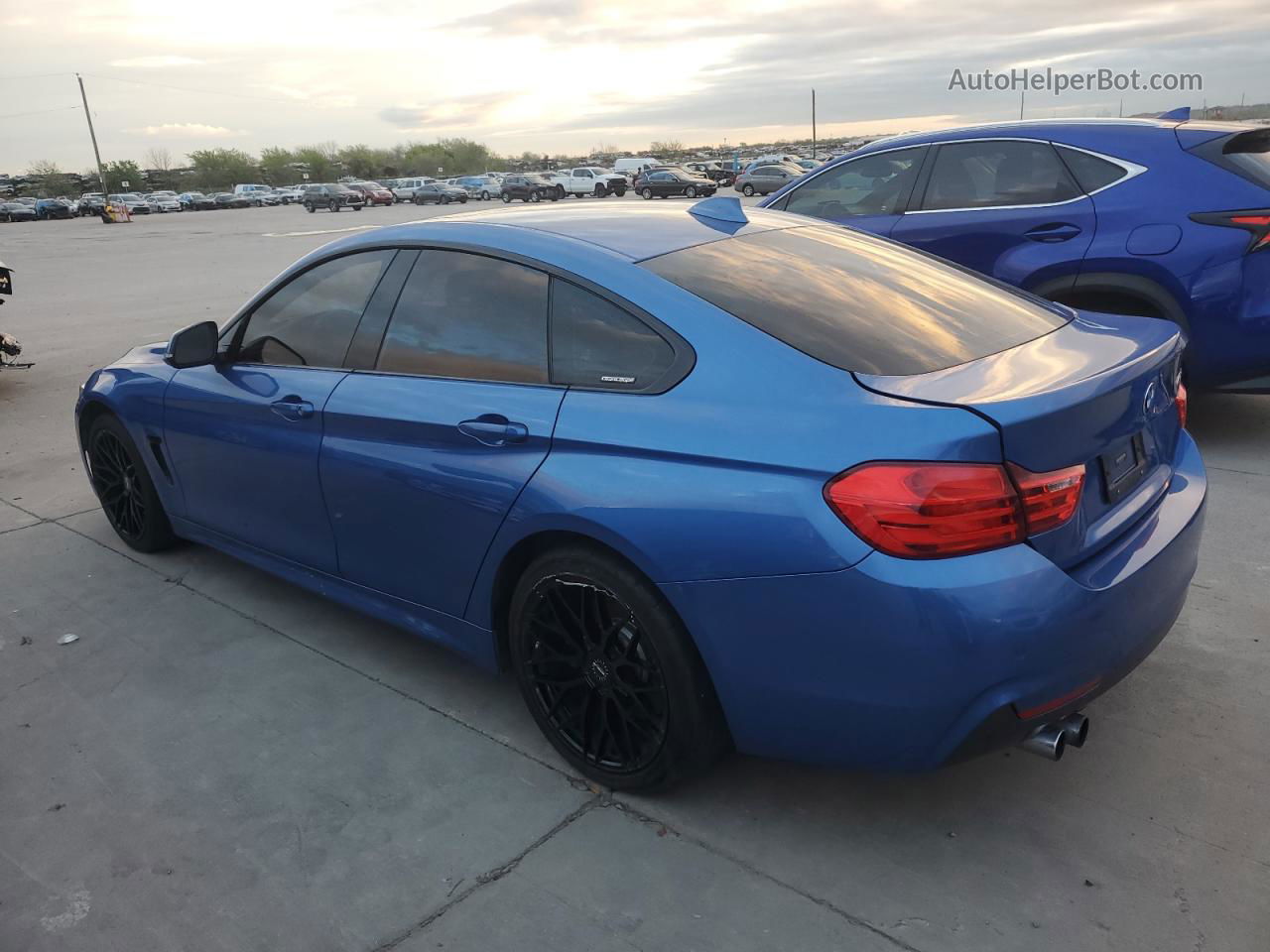 2017 Bmw 430i Gran Coupe Blue vin: WBA4F7C54HG438018