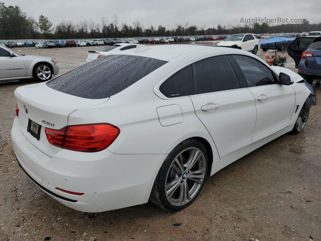 2017 Bmw 430i Gran Coupe White vin: WBA4F7C54HG438469