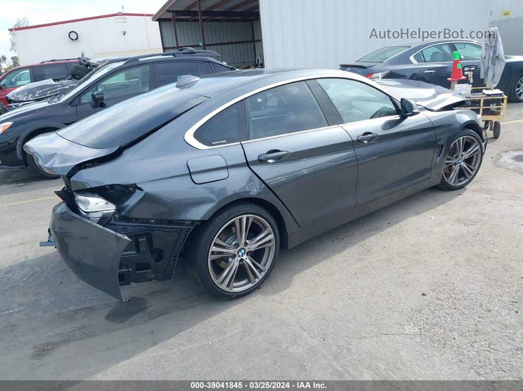 2017 Bmw 430i Gran Coupe Gray vin: WBA4F7C56HG785978