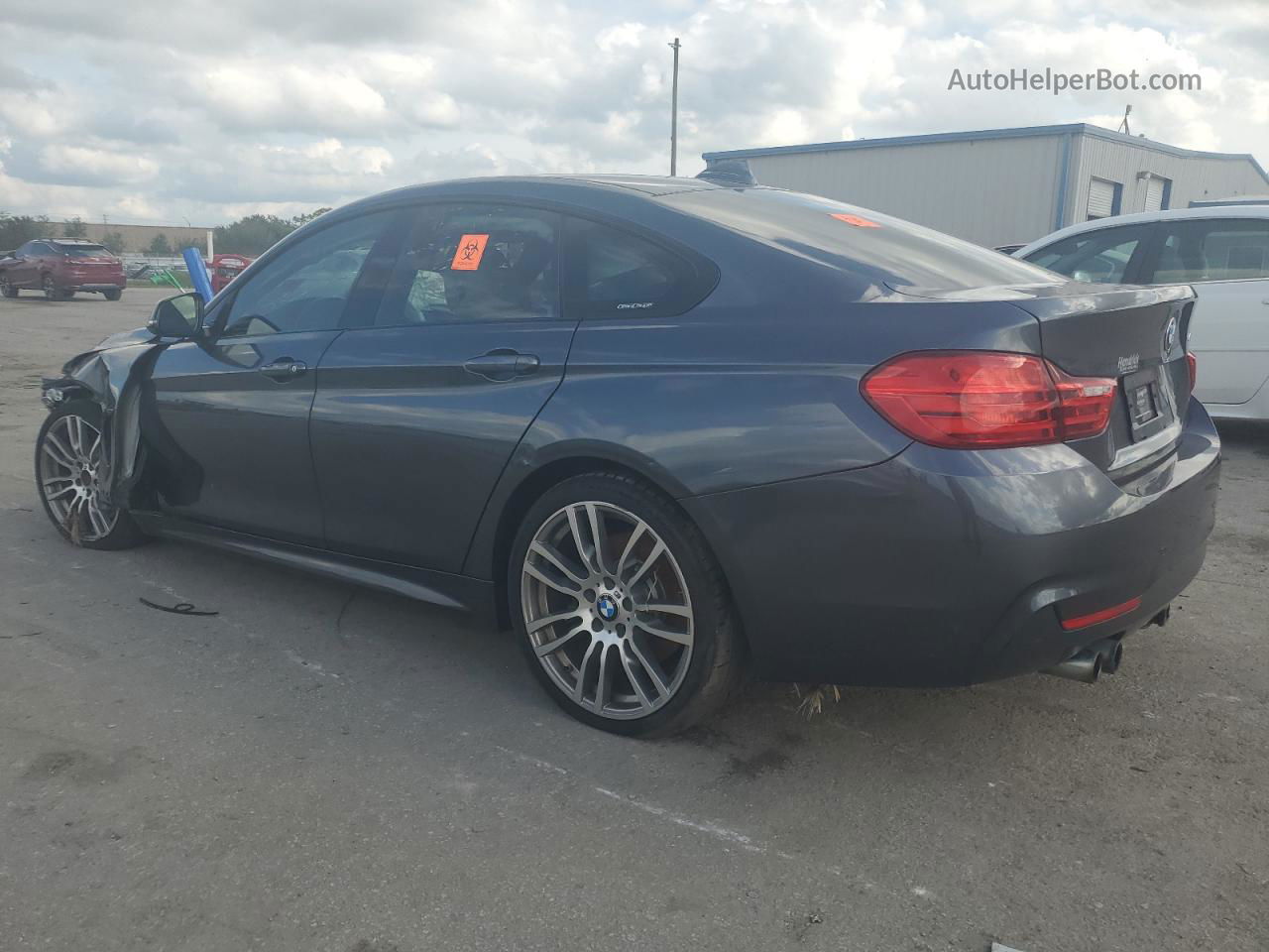 2017 Bmw 430i Gran Coupe Gray vin: WBA4F7C57HG786671