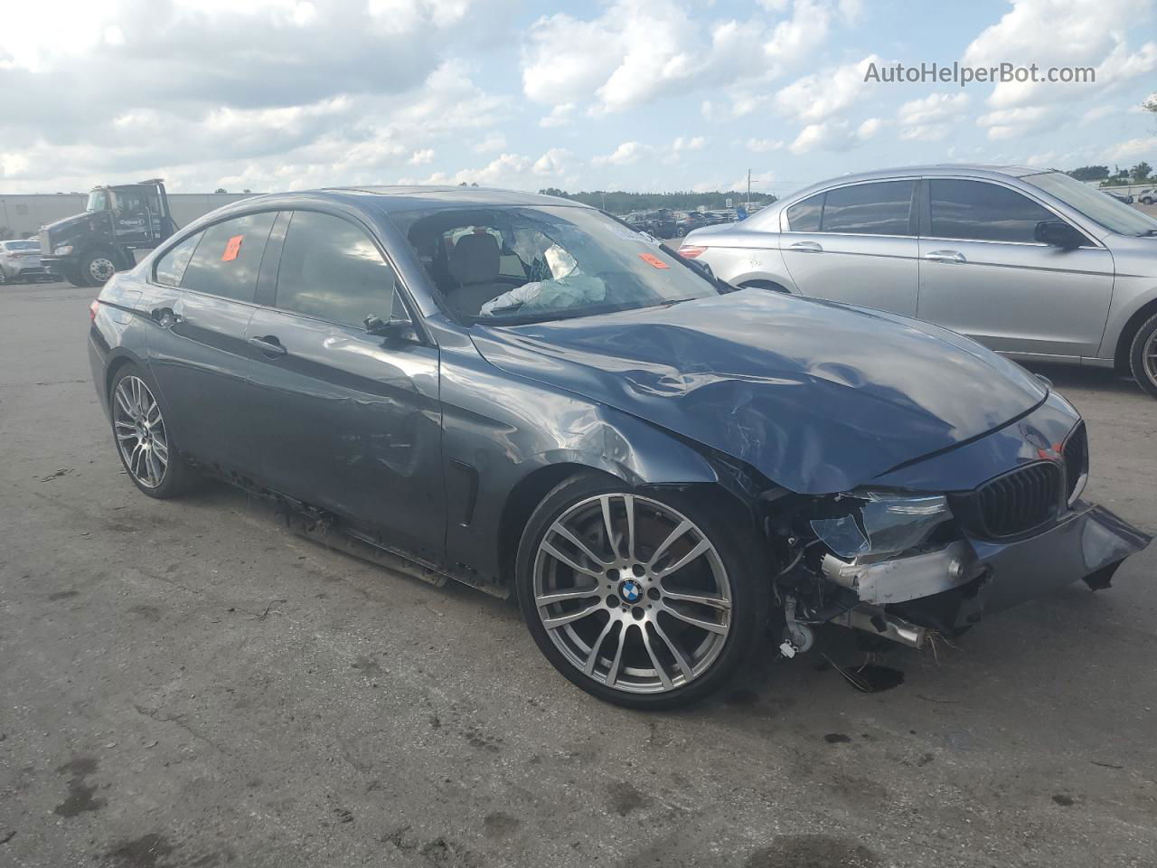 2017 Bmw 430i Gran Coupe Gray vin: WBA4F7C57HG786671