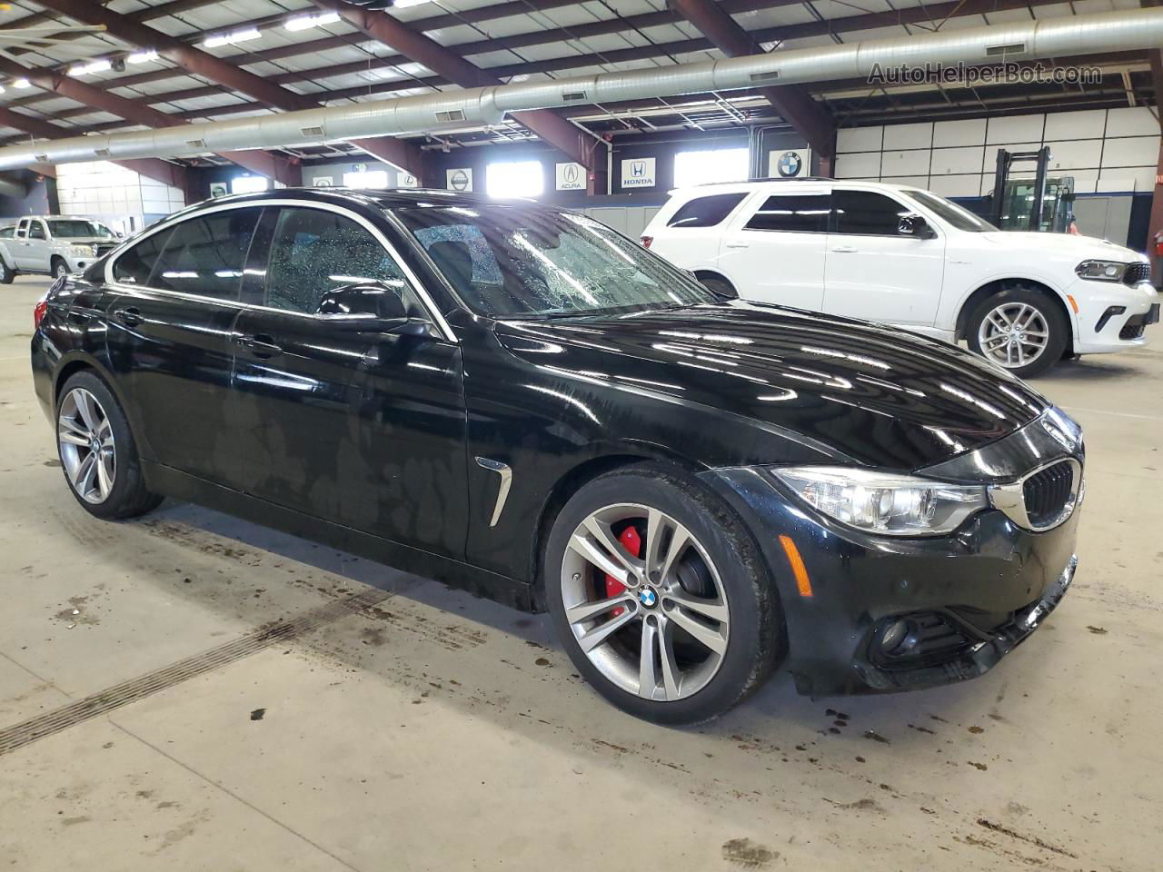 2017 Bmw 430i Gran Coupe Black vin: WBA4F7C58HG437843