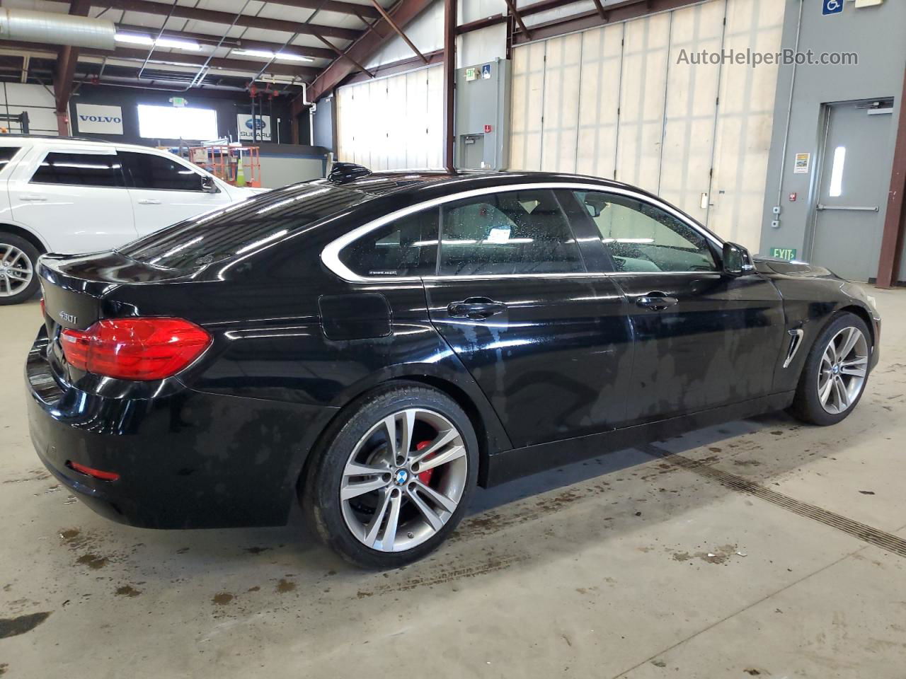 2017 Bmw 430i Gran Coupe Black vin: WBA4F7C58HG437843