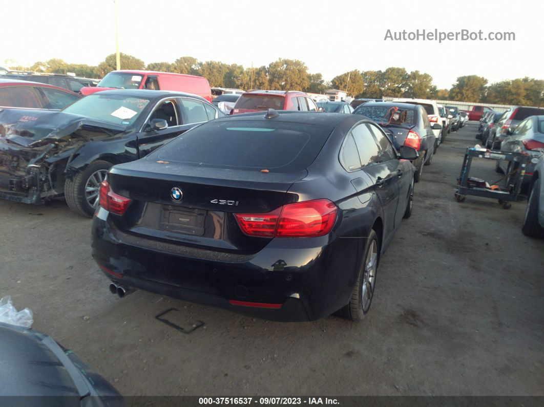 2017 Bmw 430i Gran Coupe Black vin: WBA4F7C59HG438189