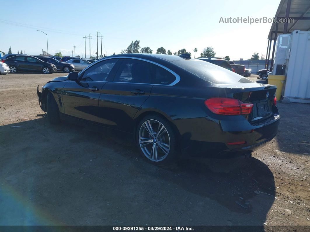 2017 Bmw 430i Gran Coupe Black vin: WBA4F7C59HG786087