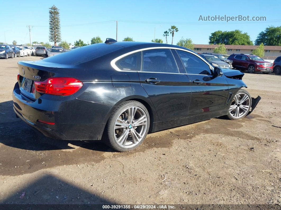 2017 Bmw 430i Gran Coupe Black vin: WBA4F7C59HG786087