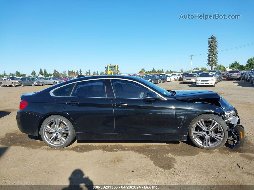 2017 Bmw 430i Gran Coupe Black vin: WBA4F7C59HG786087