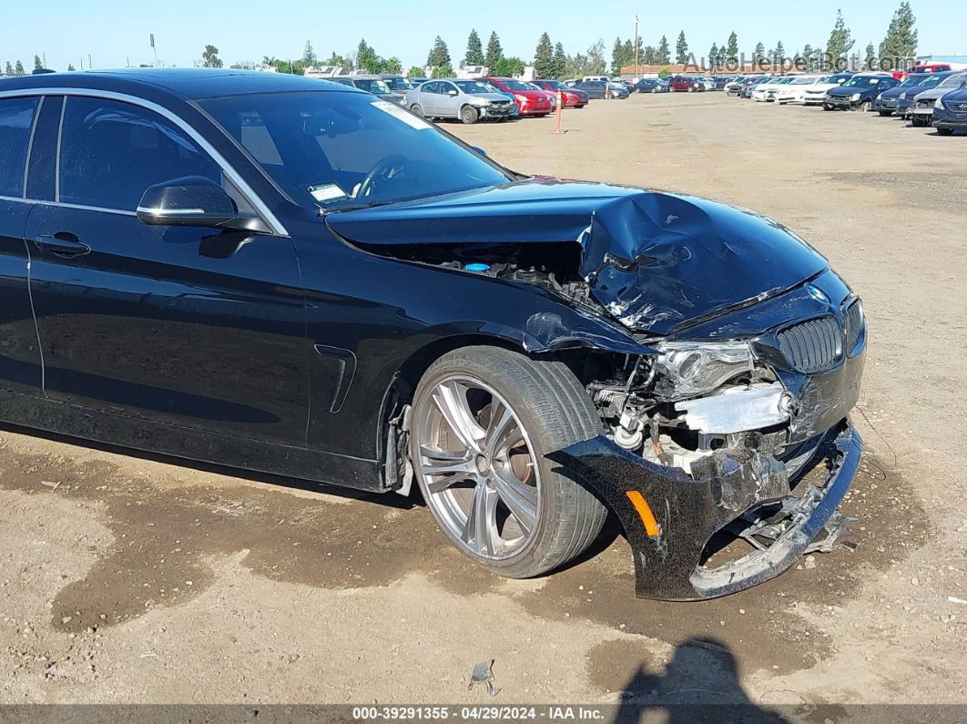 2017 Bmw 430i Gran Coupe Black vin: WBA4F7C59HG786087