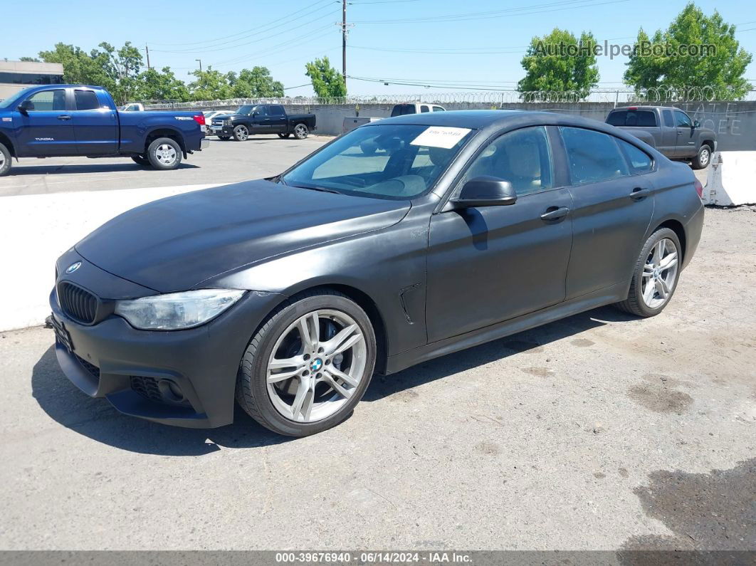 2017 Bmw 430i Gran Coupe   Black vin: WBA4F7C5XHG786244