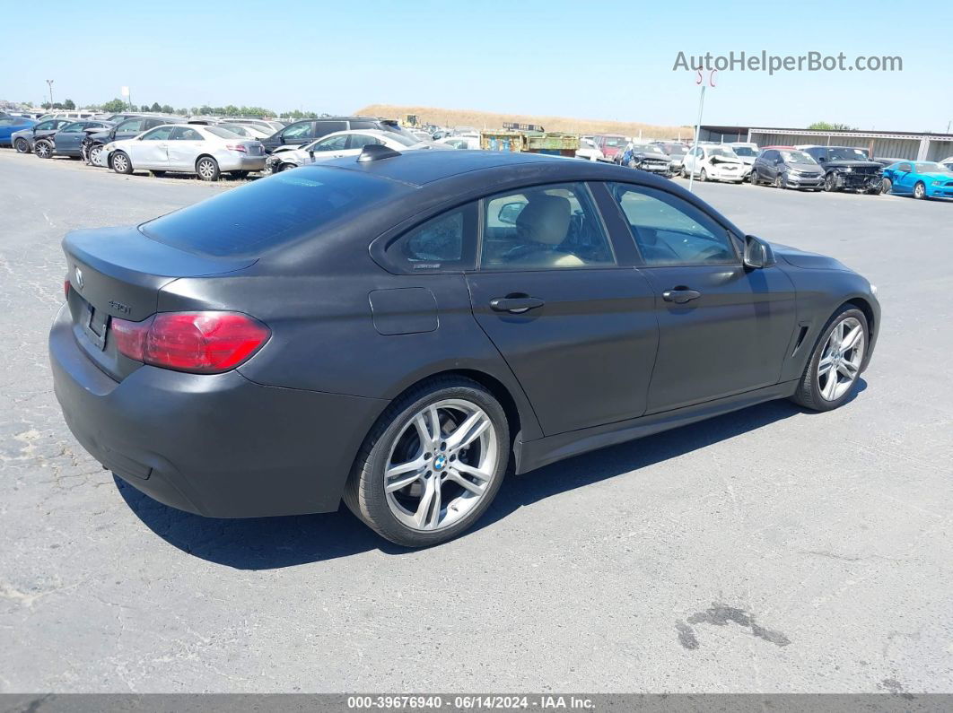 2017 Bmw 430i Gran Coupe   Black vin: WBA4F7C5XHG786244