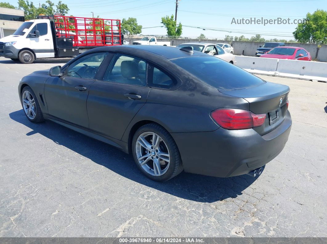 2017 Bmw 430i Gran Coupe   Black vin: WBA4F7C5XHG786244