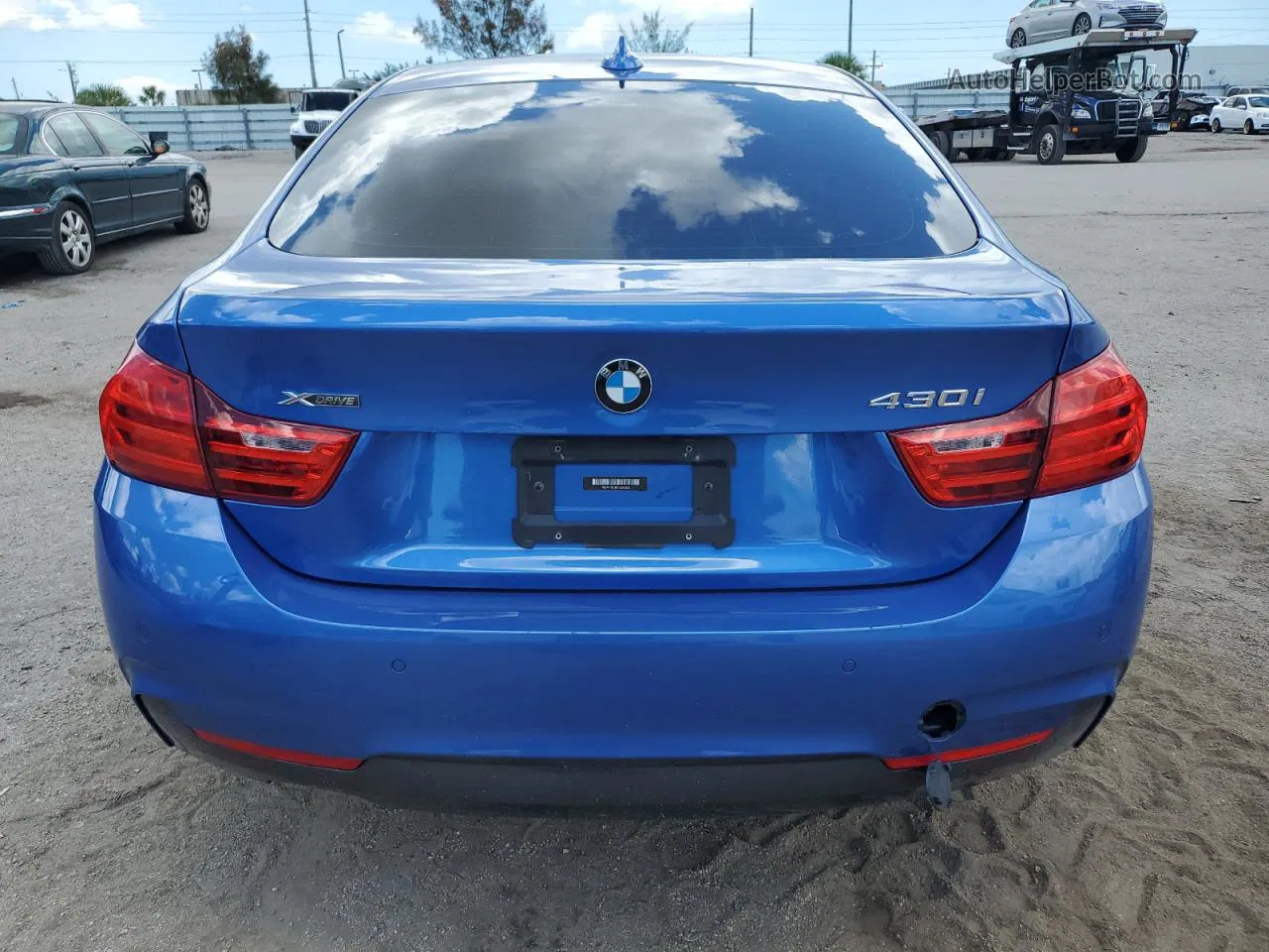 2017 Bmw 430xi Gran Coupe Blue vin: WBA4F9C30HG813235