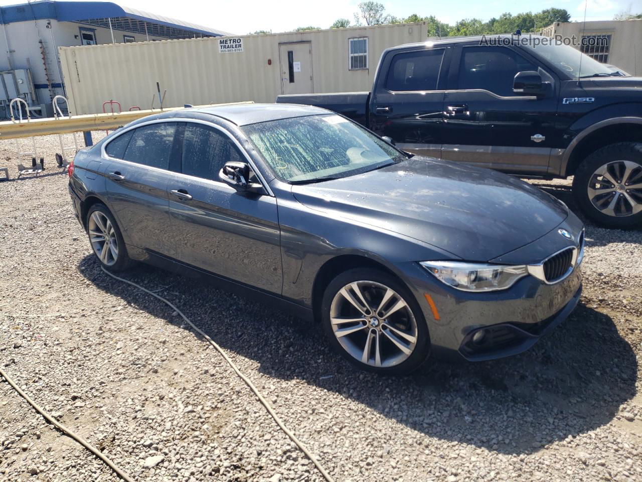 2017 Bmw 430xi Gran Coupe Charcoal vin: WBA4F9C31HG812806