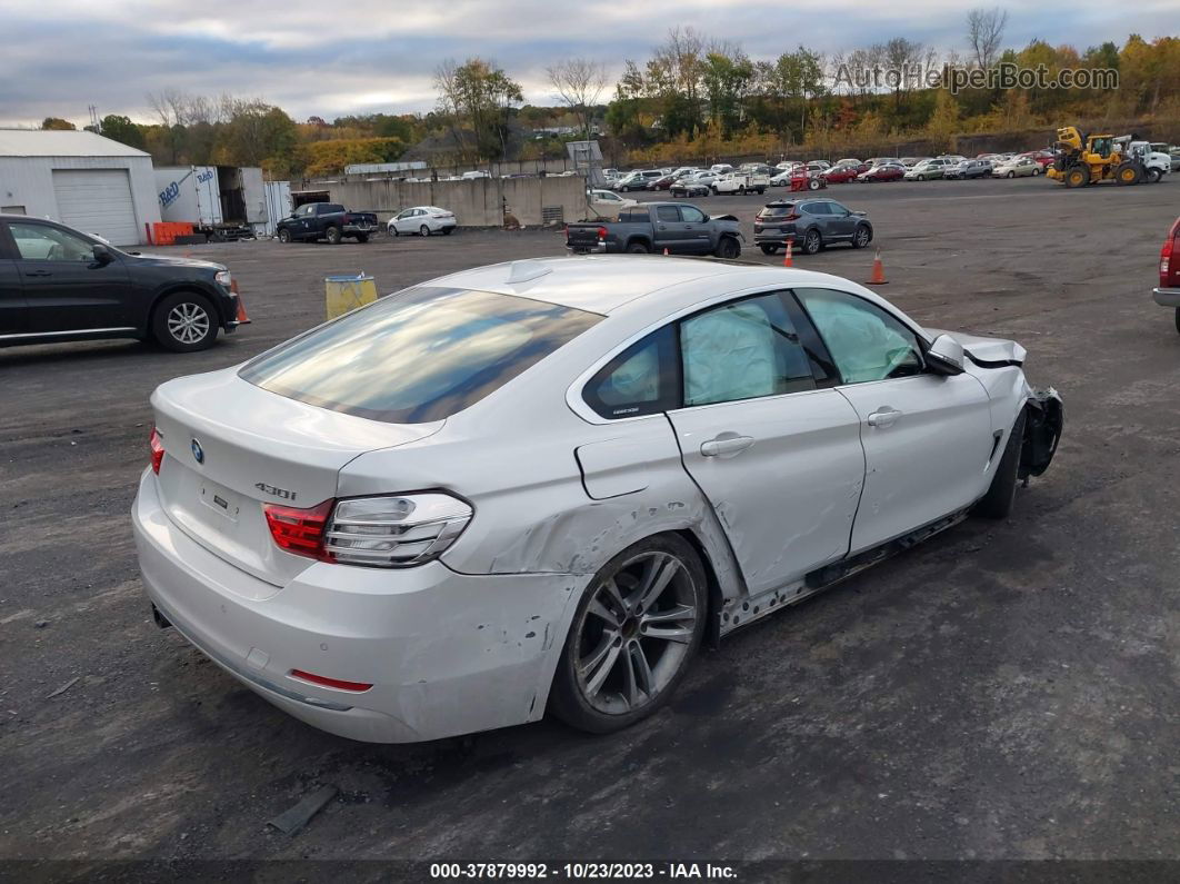 2017 Bmw 430i Gran Coupe Xdrive White vin: WBA4F9C31HG812952