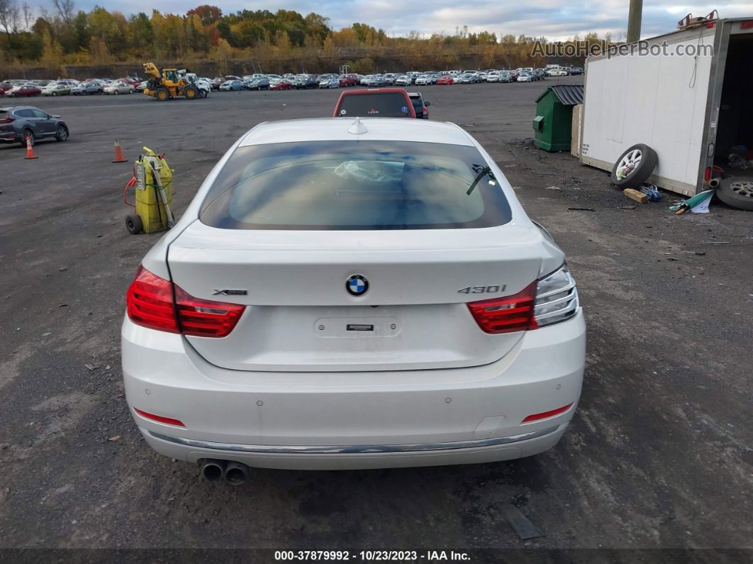 2017 Bmw 430i Gran Coupe Xdrive White vin: WBA4F9C31HG812952