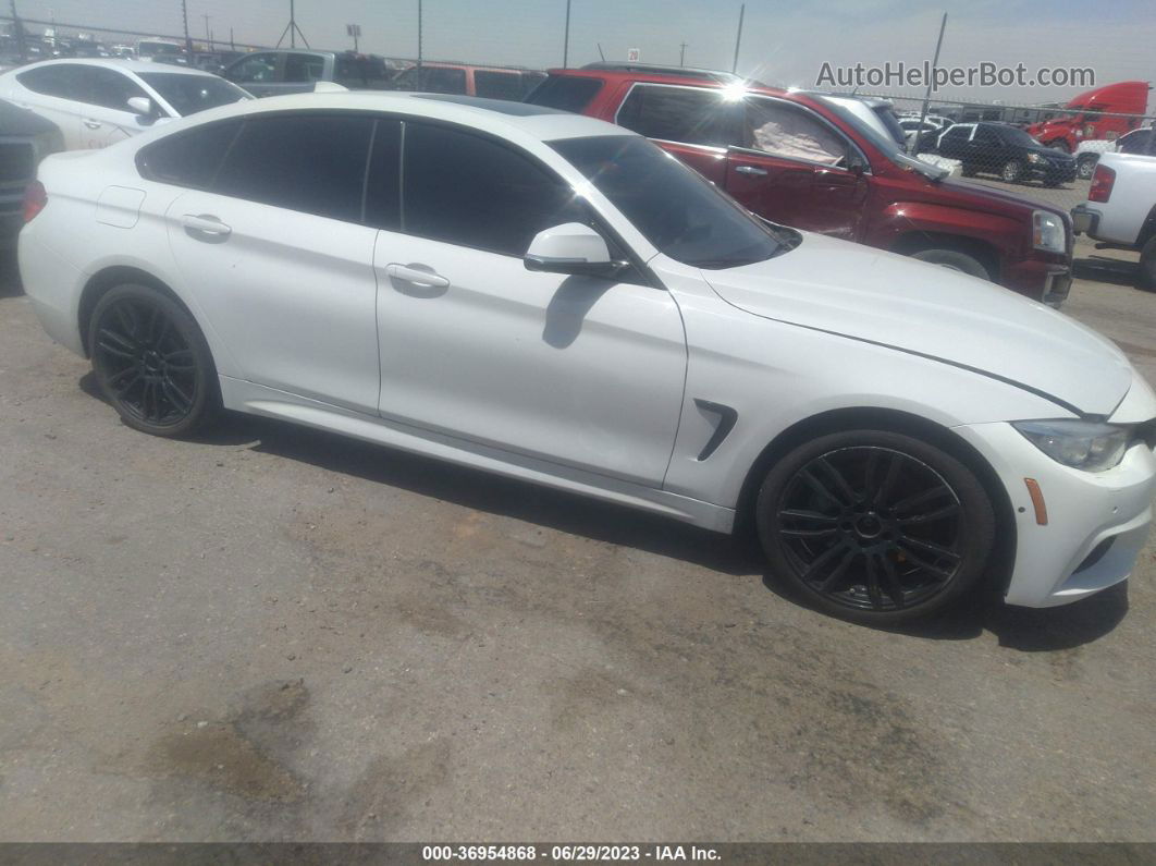 2017 Bmw 4 Series 430i Xdrive White vin: WBA4F9C32HG812748