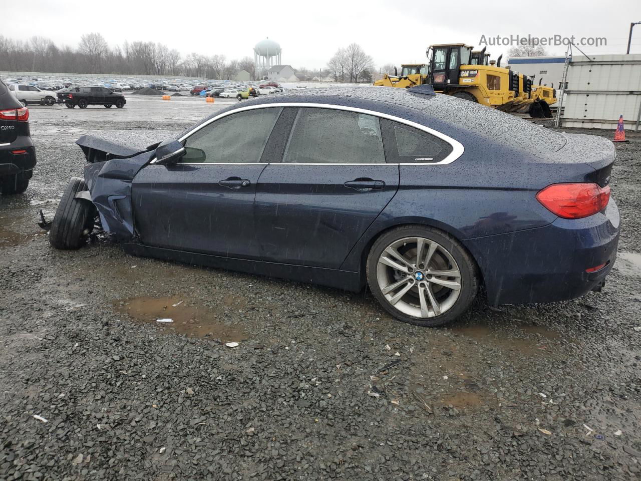 2017 Bmw 430xi Gran Coupe Синий vin: WBA4F9C37HG812776