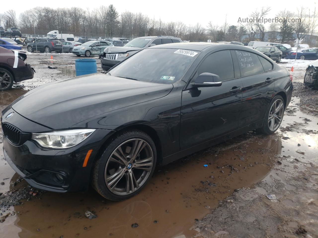 2017 Bmw 430xi Gran Coupe Black vin: WBA4F9C38HG812091