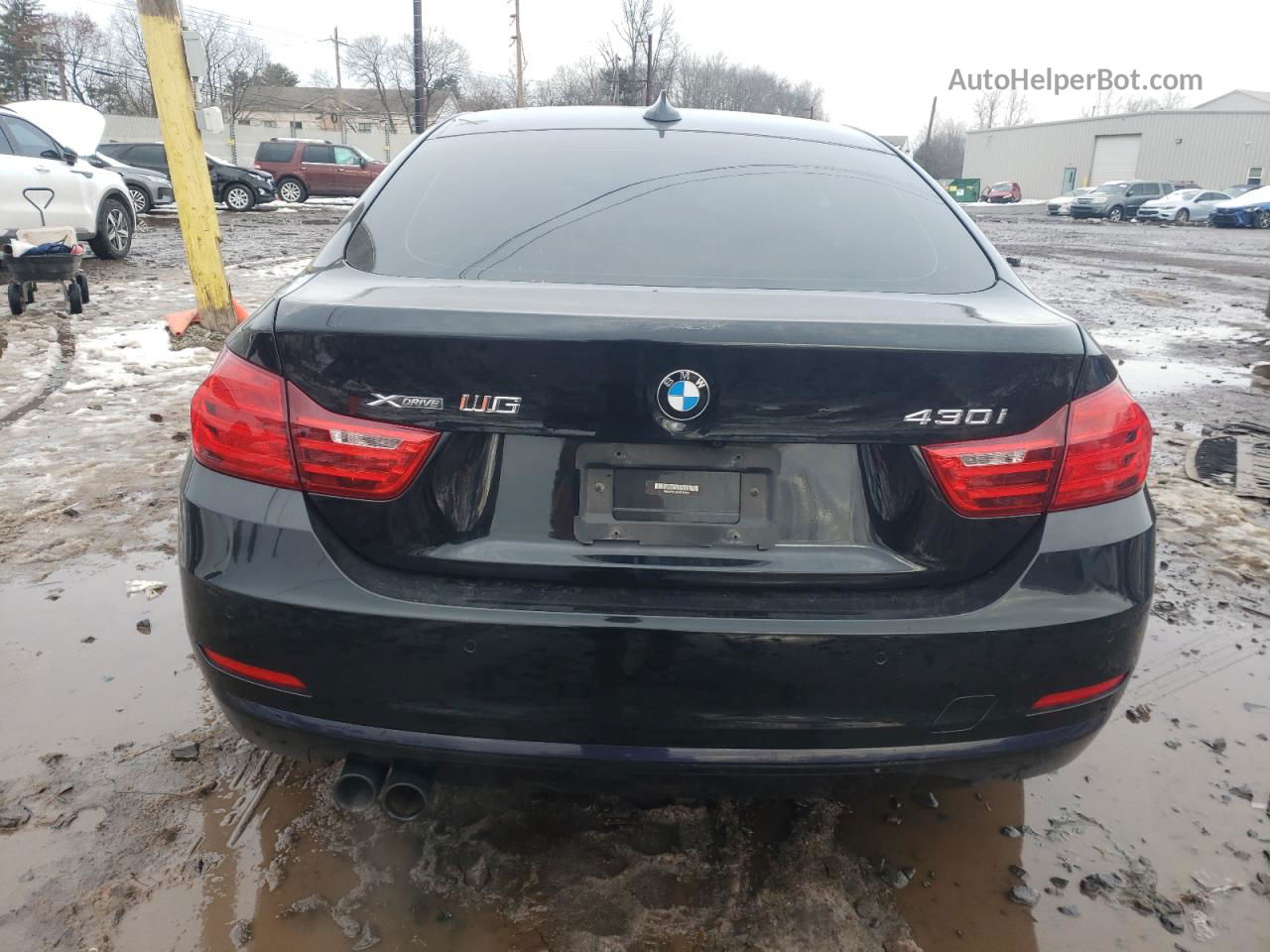 2017 Bmw 430xi Gran Coupe Black vin: WBA4F9C38HG812091