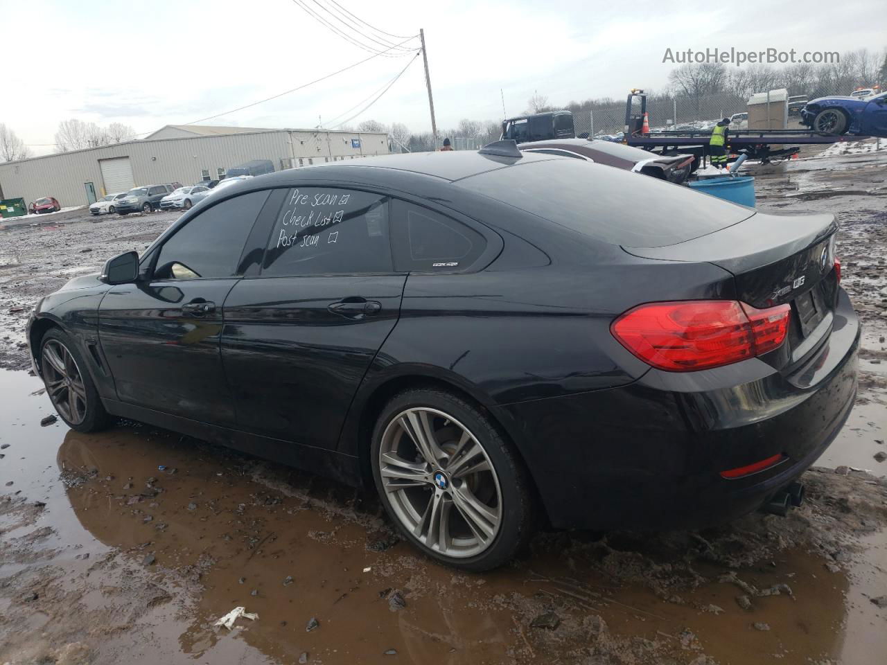 2017 Bmw 430xi Gran Coupe Black vin: WBA4F9C38HG812091