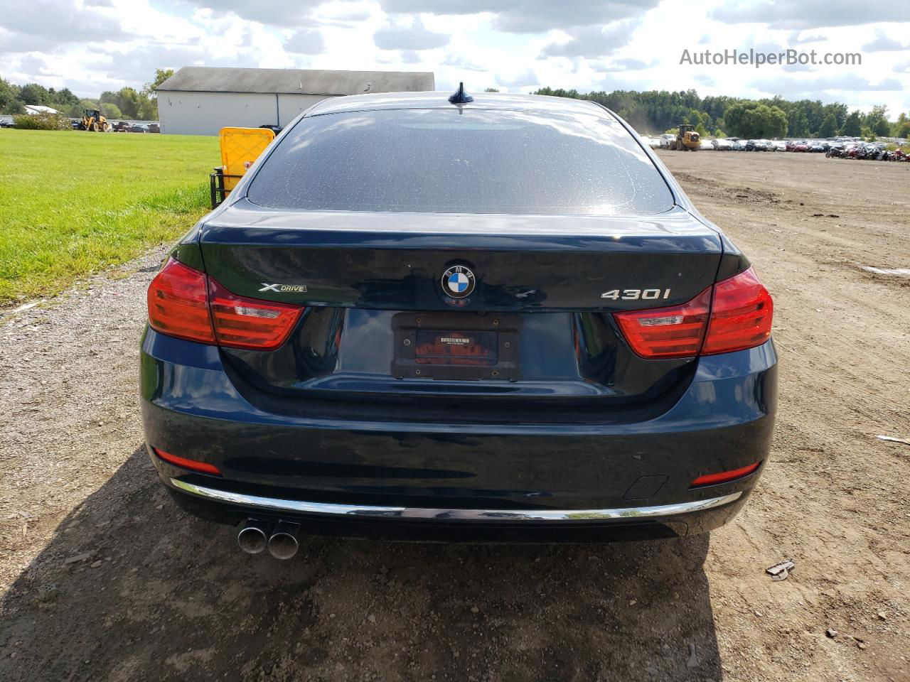 2017 Bmw 430xi Gran Coupe Blue vin: WBA4F9C38HG812964