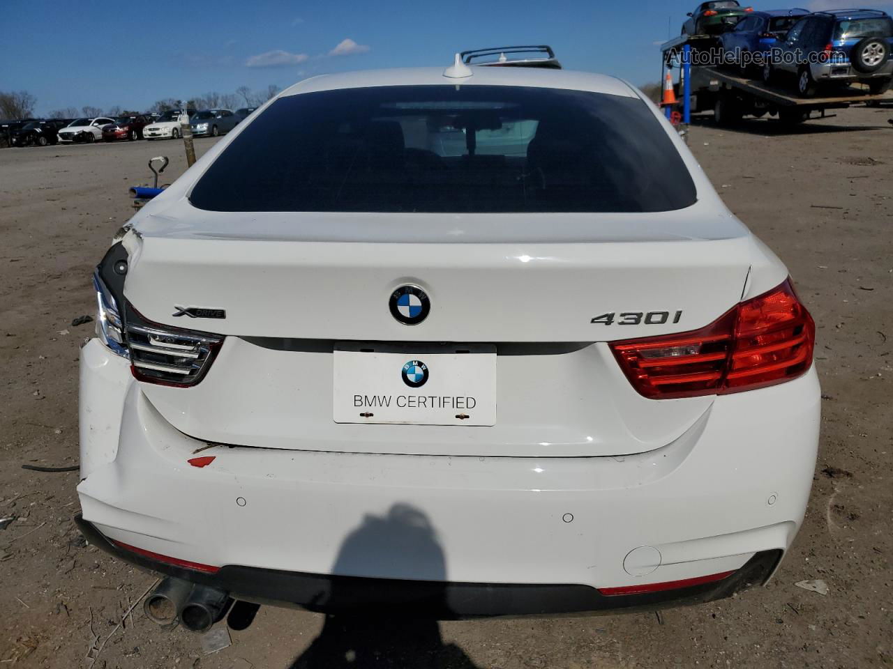 2017 Bmw 430xi Gran Coupe White vin: WBA4F9C39HG812102