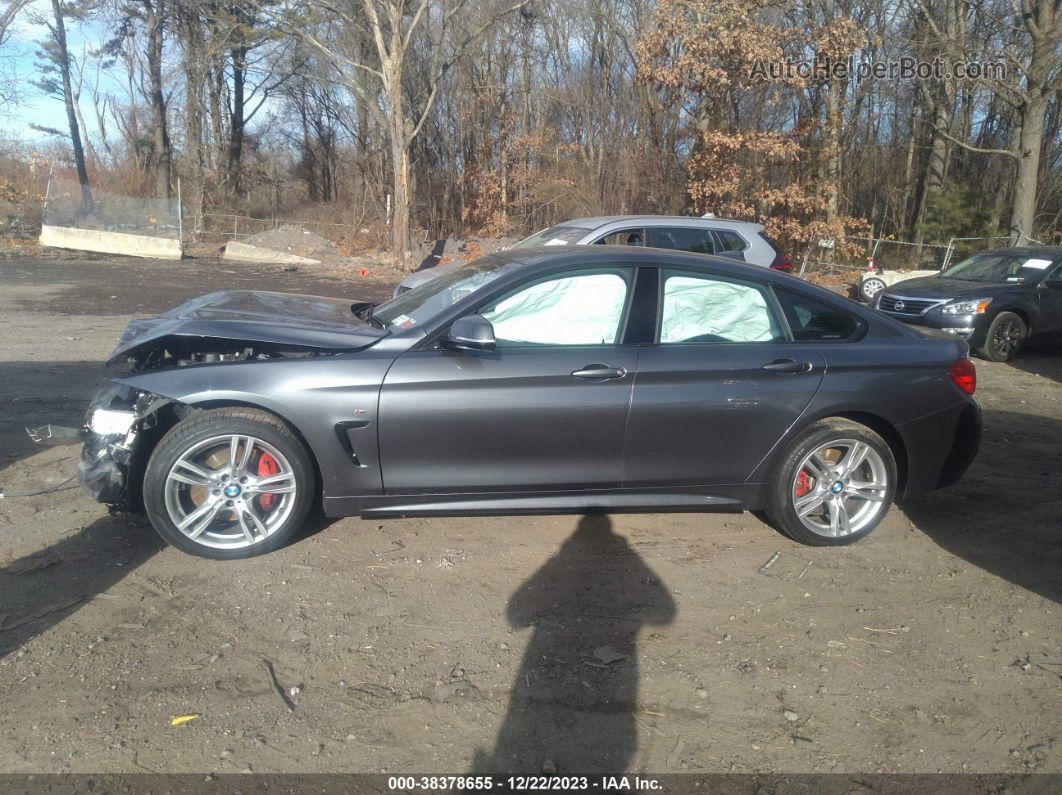 2017 Bmw 430i Gran Coupe Xdrive Gray vin: WBA4F9C3XHG813159