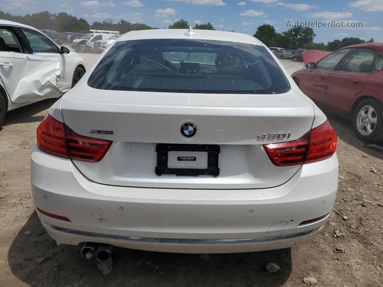 2017 Bmw 430xi Gran Coupe White vin: WBA4F9C51HG440384