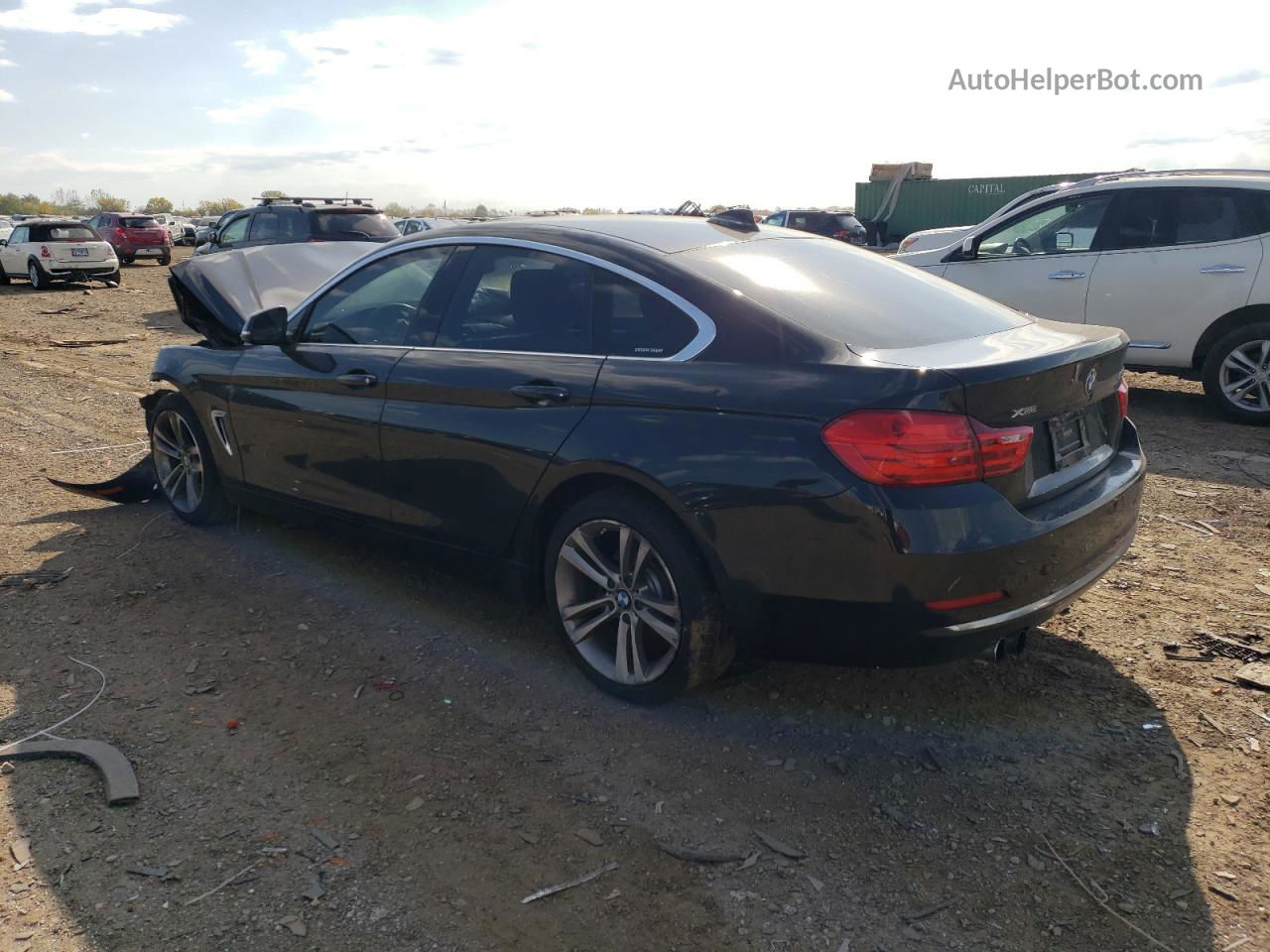 2017 Bmw 430xi Gran Coupe Black vin: WBA4F9C51HG792283