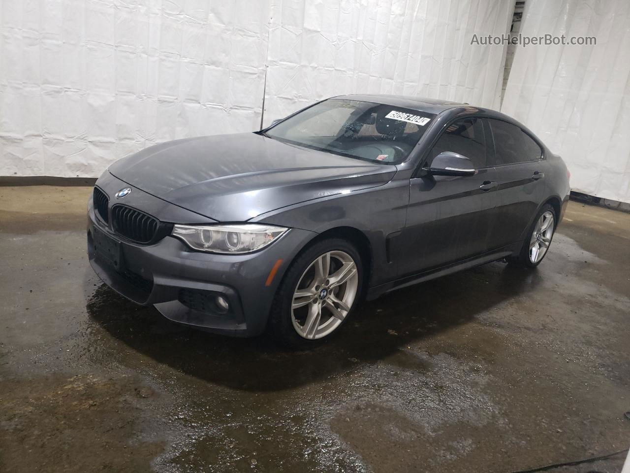 2017 Bmw 430xi Gran Coupe Gray vin: WBA4F9C52HG792440