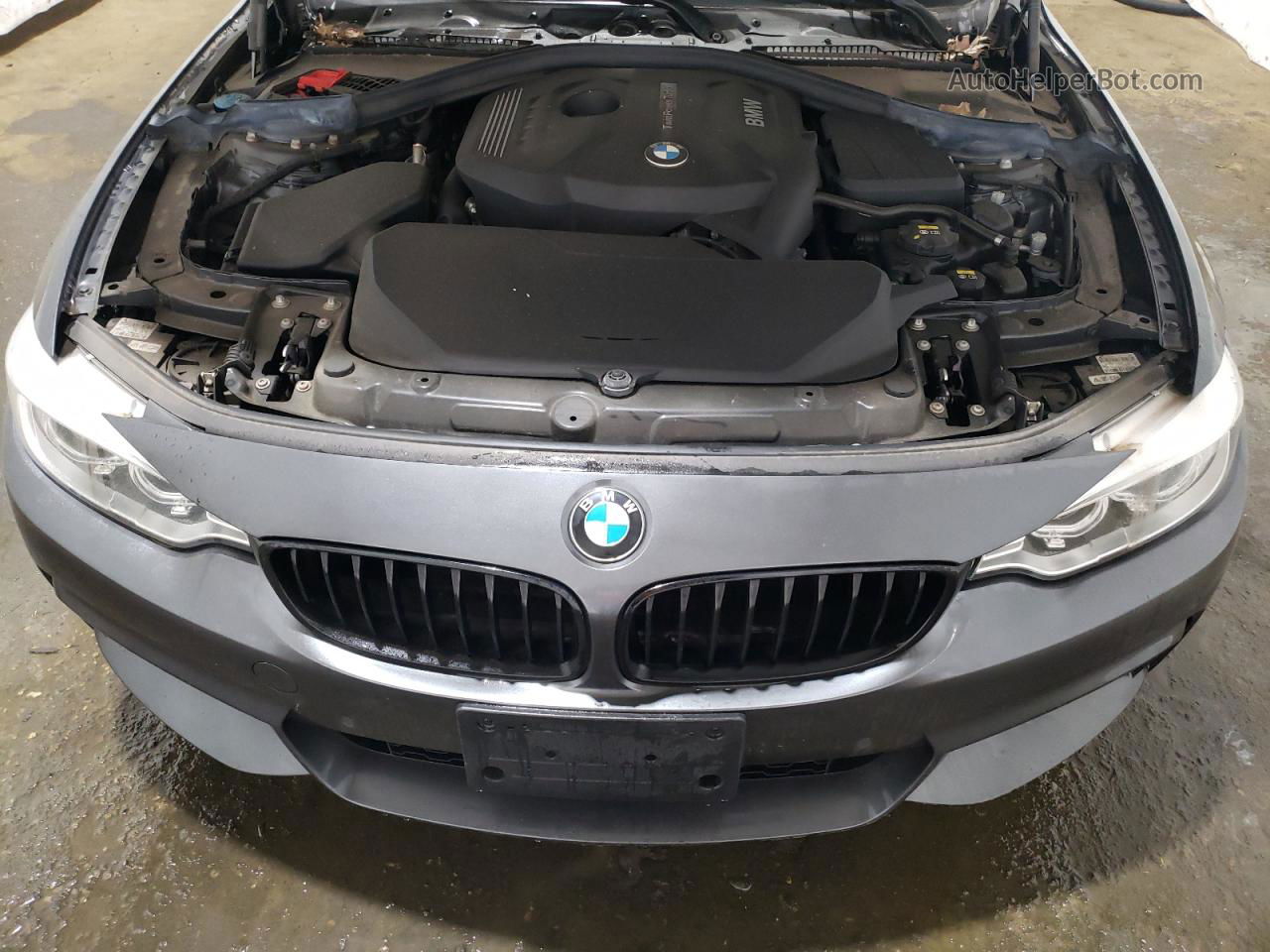 2017 Bmw 430xi Gran Coupe Gray vin: WBA4F9C52HG792440