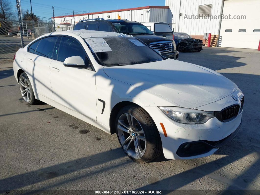 2017 Bmw 430i Gran Coupe Xdrive White vin: WBA4F9C53HG440337