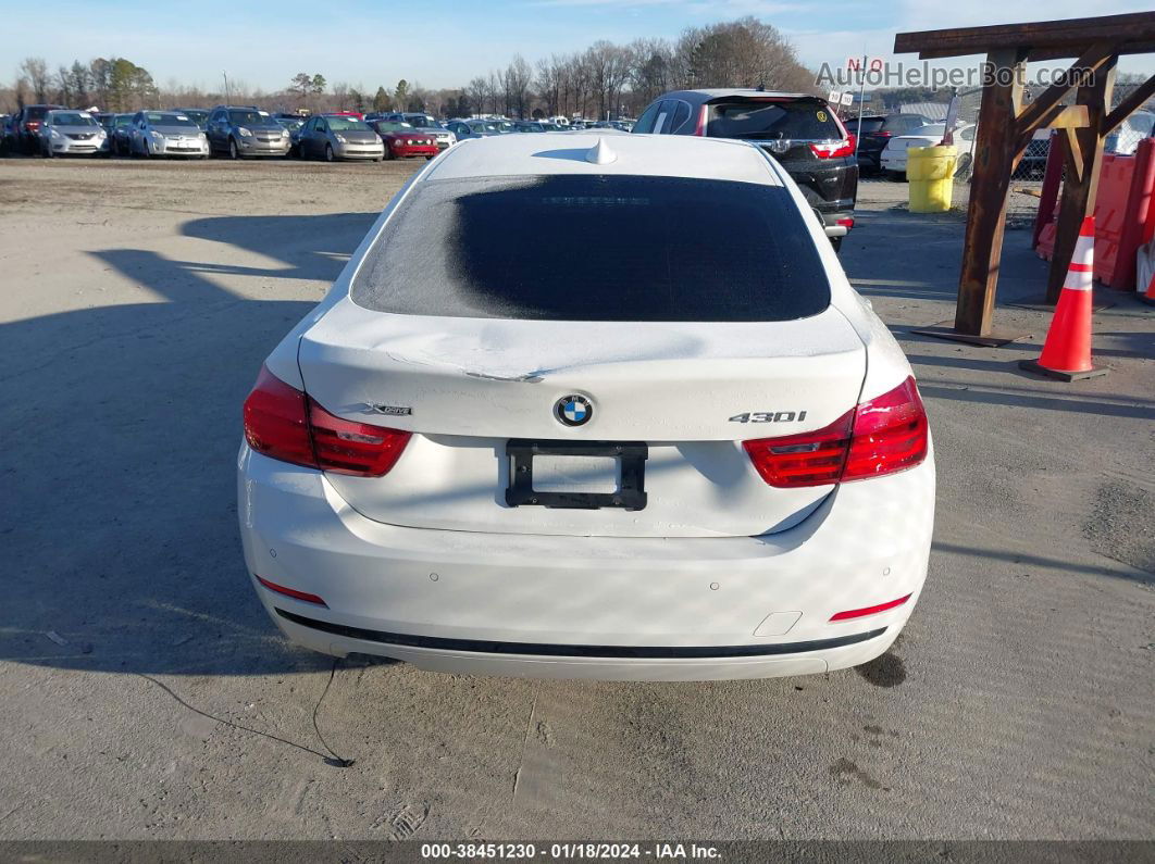 2017 Bmw 430i Gran Coupe Xdrive White vin: WBA4F9C53HG440337