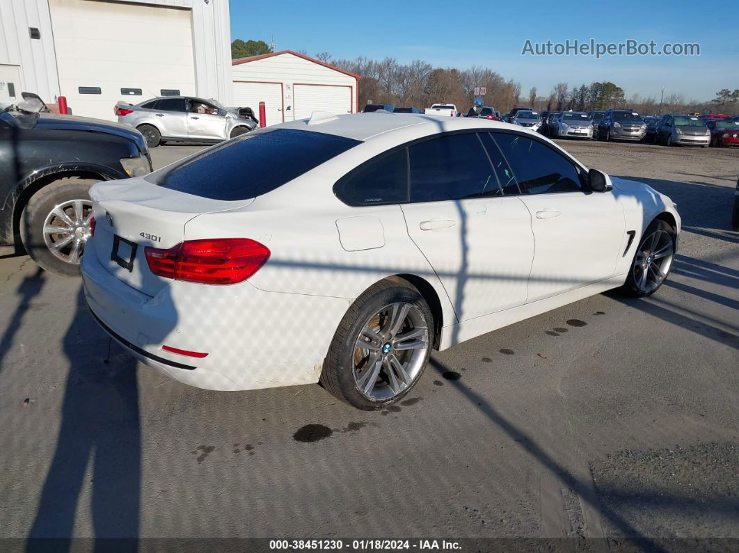 2017 Bmw 430i Gran Coupe Xdrive White vin: WBA4F9C53HG440337