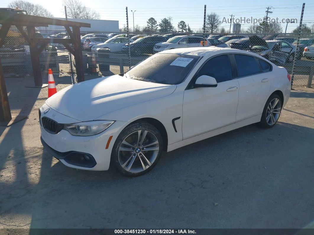 2017 Bmw 430i Gran Coupe Xdrive White vin: WBA4F9C53HG440337